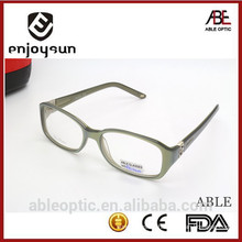 2015 hotselling fashion light color square optical frames acetate hand made spectacles eyeglasses